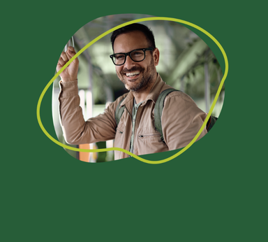 A map of a pick up location for Transit