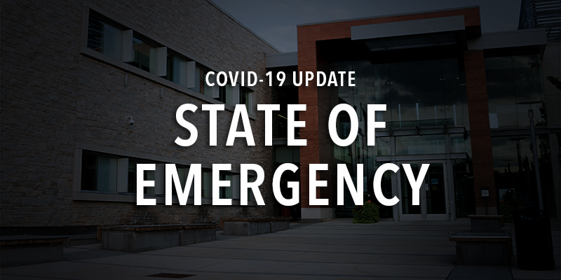 coivd state of emergency image