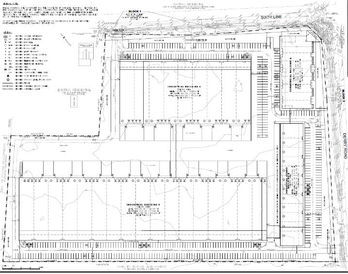 Map of development area