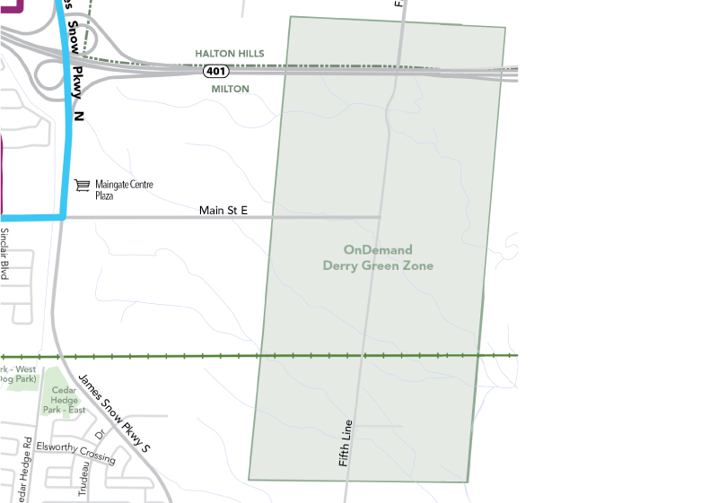 Derry Green Zone map